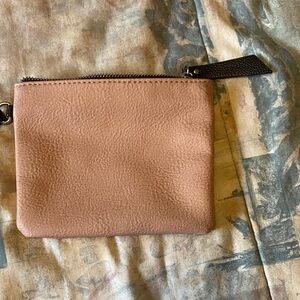 Steve Madden Tan Wristlet Clutch